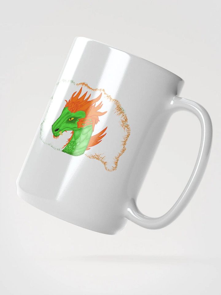 Fiery Dragon White Glossy Mug product image (2)