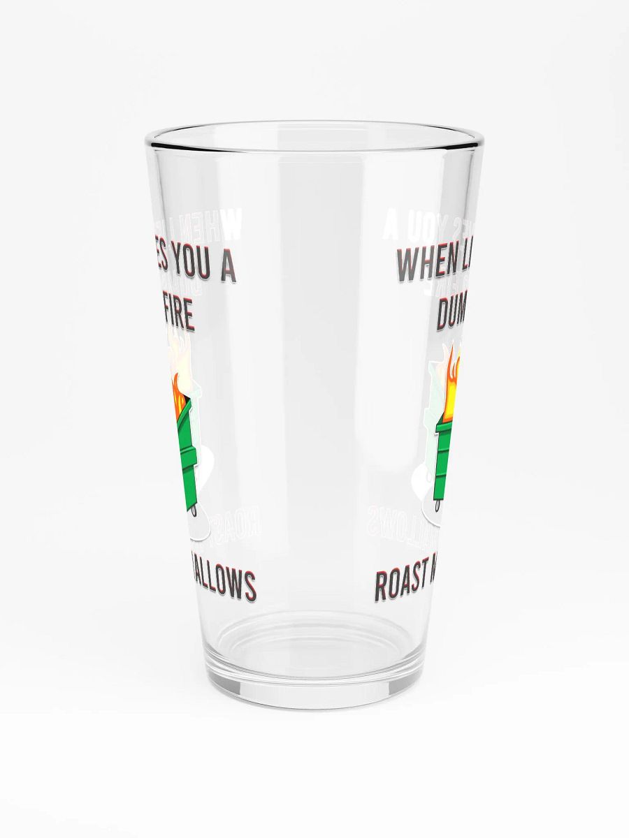 Dumpster Fire - Pint Glass product image (3)