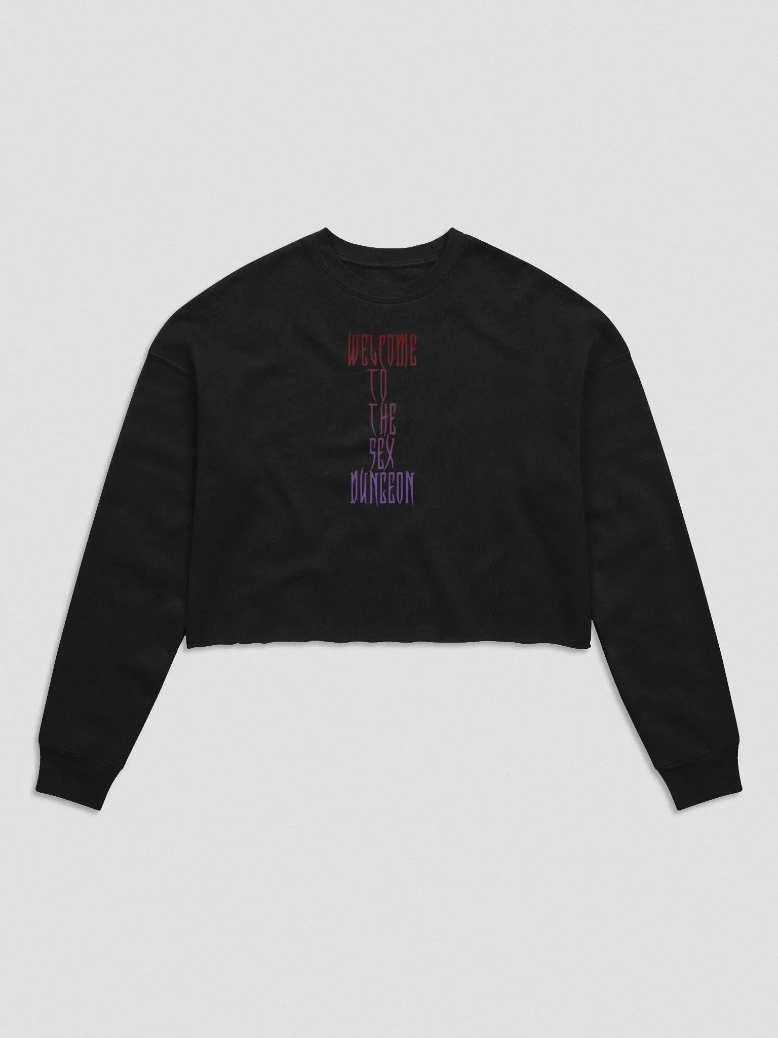 The Dungeon Women's Fleece Crop Sweatshirt product image (2)