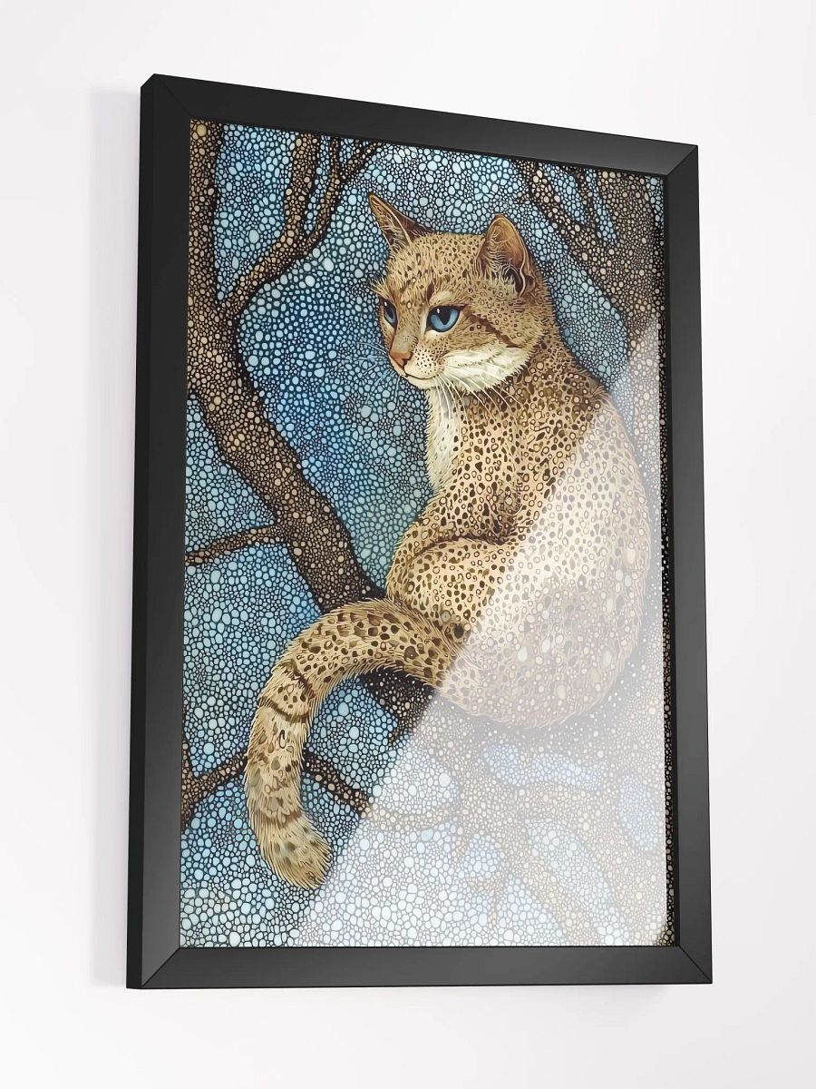 Celestial Cat: Fantasy Poster of a Mystical Forest Creature product image (3)