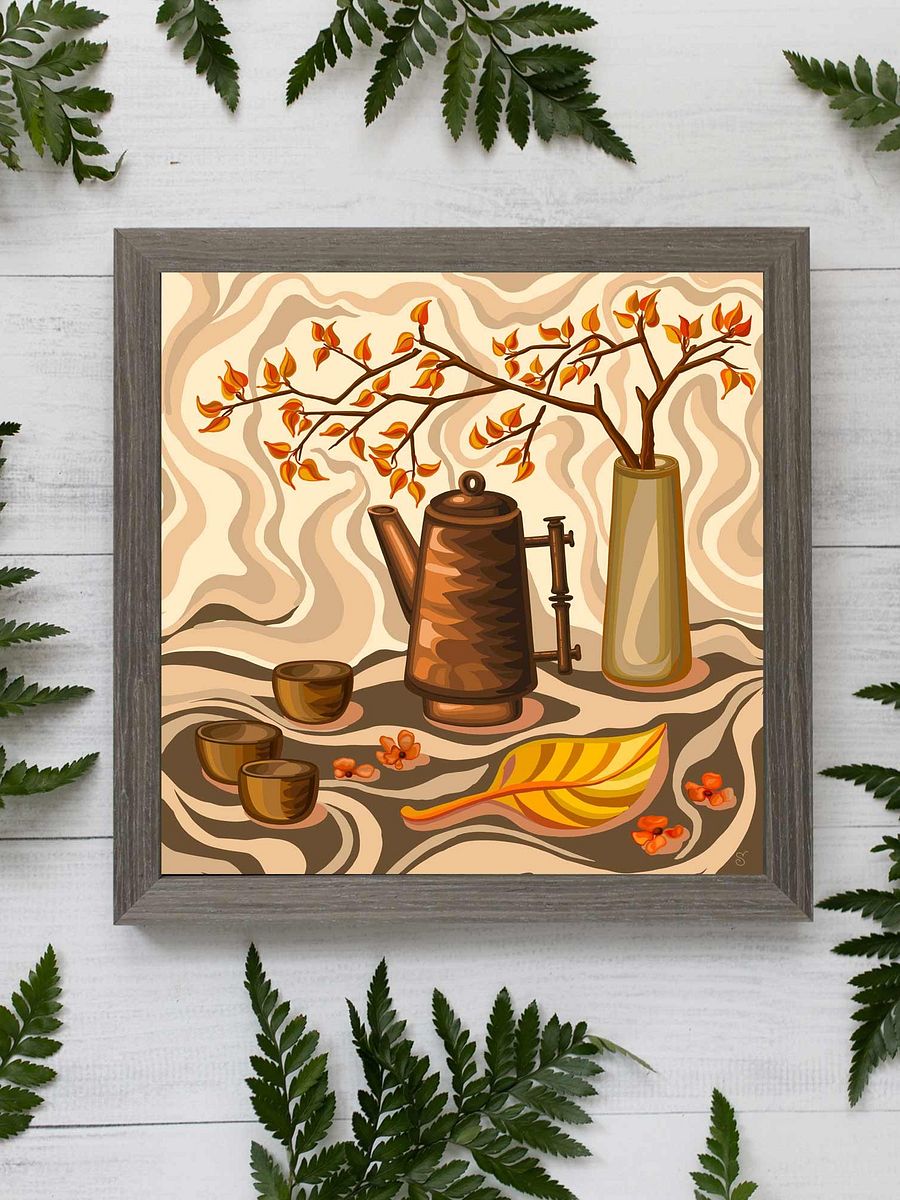 Autumn Harmony Canvas Art - Coffee Shop No. 3 product image (4)