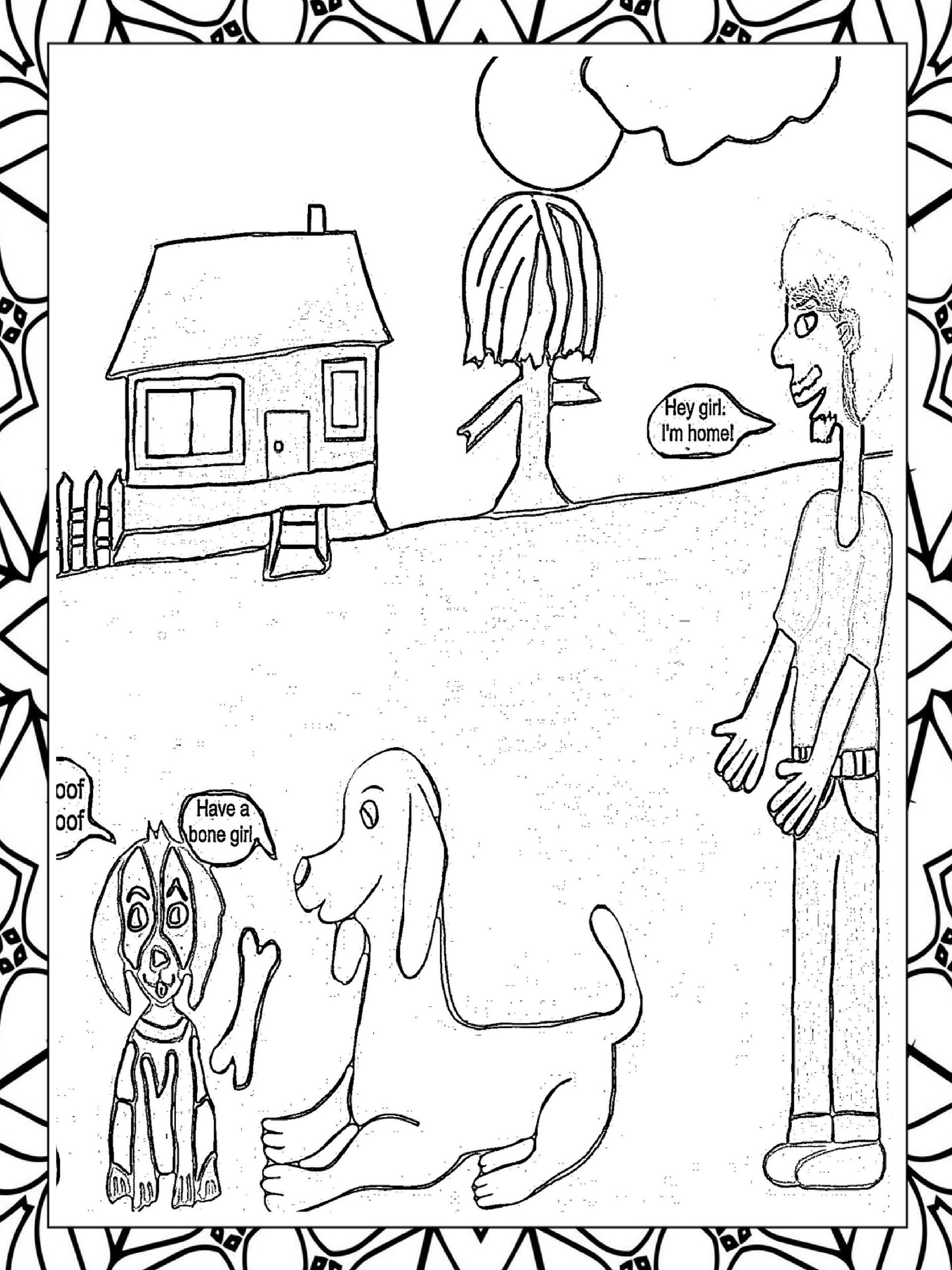 Maggy's Dog Day A Coloring Storybook for Girls product image (3)