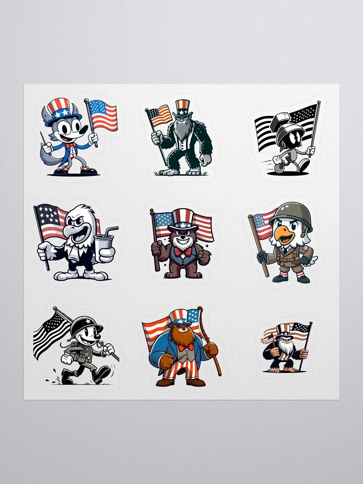 4th of July Stickers product image (1)