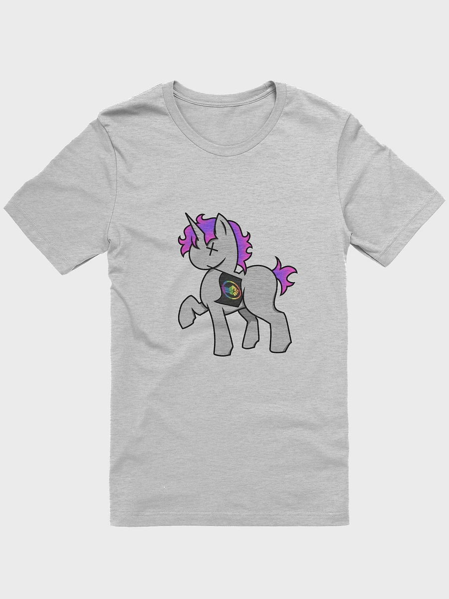 Unicorn + rainbow BLM logo flag T-Shirt product image (1)