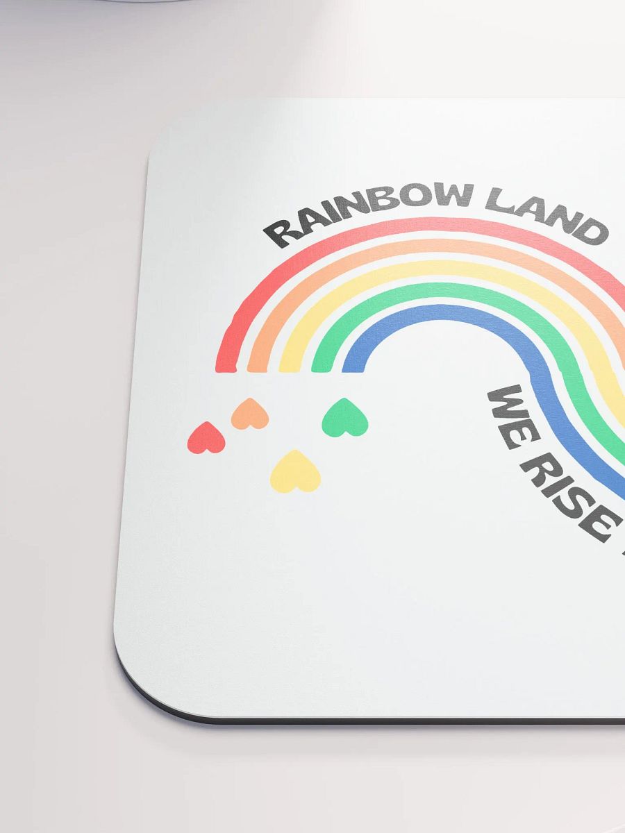 Rainbow Land Mousepad White product image (6)