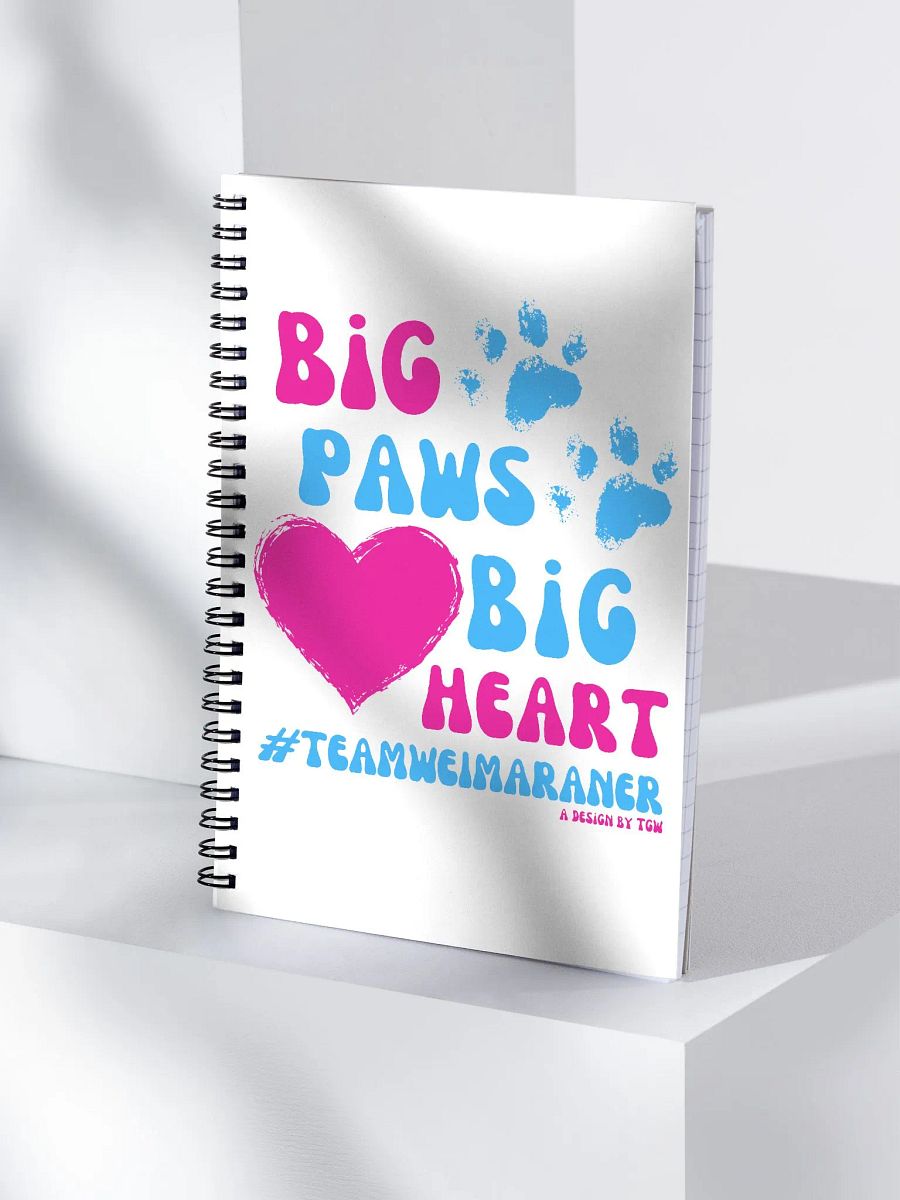 Big Paws, Big Heart - Spiral Notebook product image (3)
