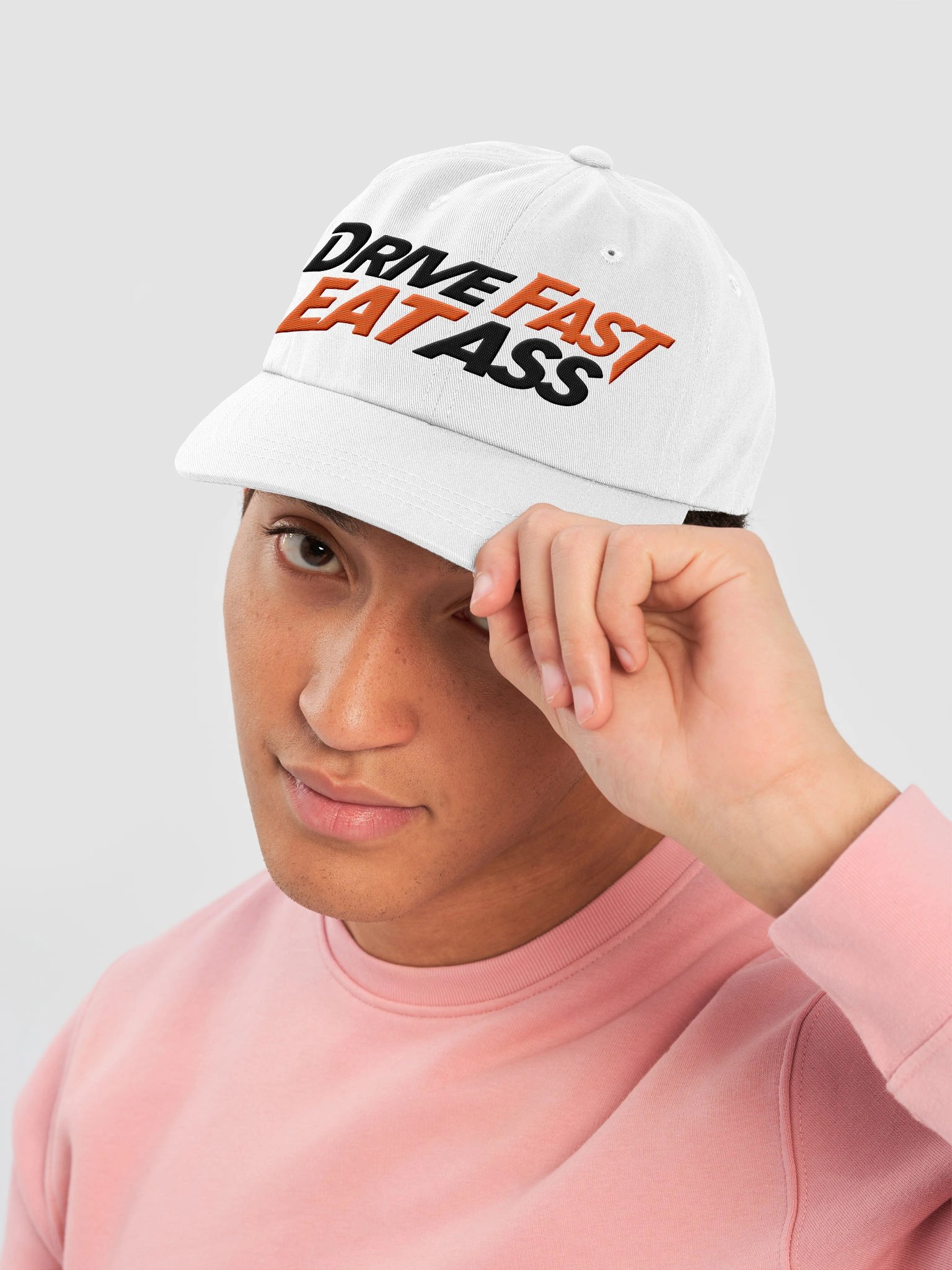 Drive Fast Eat Ass Embroidered Classic Dad Hat product image (5)