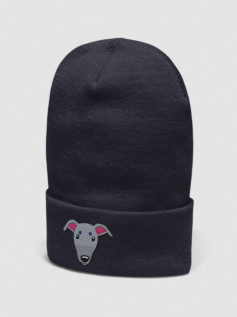 Whippet Dog Face Embroidered Beanie product image (12)