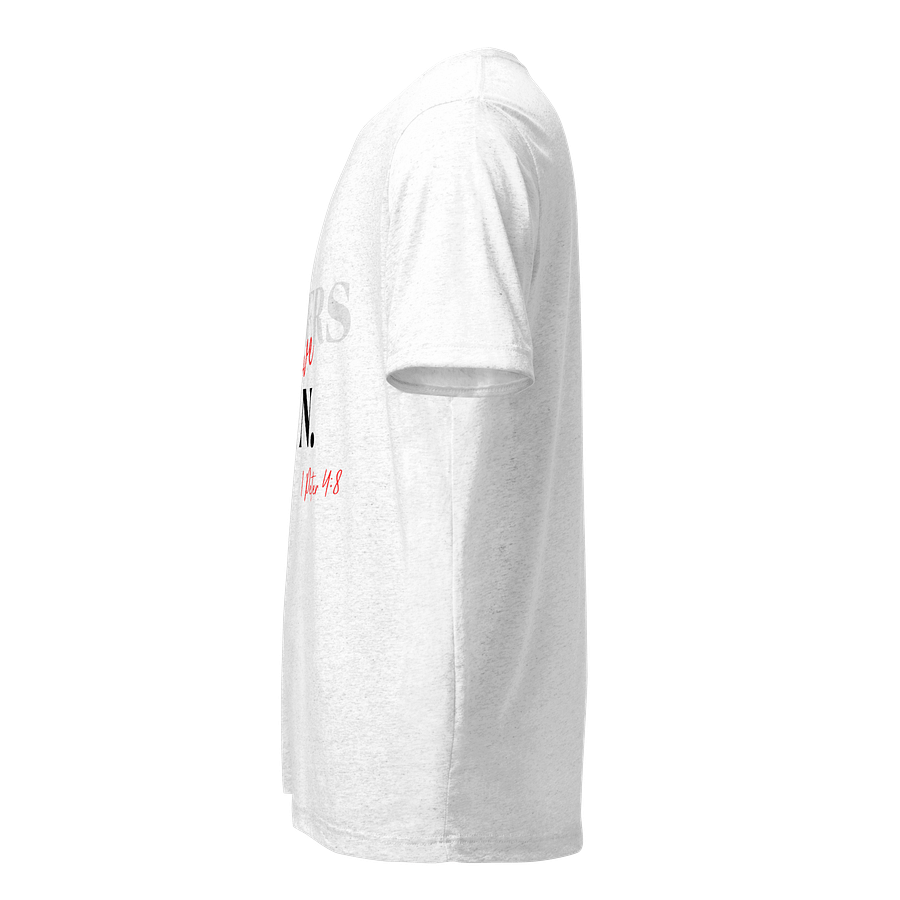 Love Covers Sin White T-Shirt product image (2)