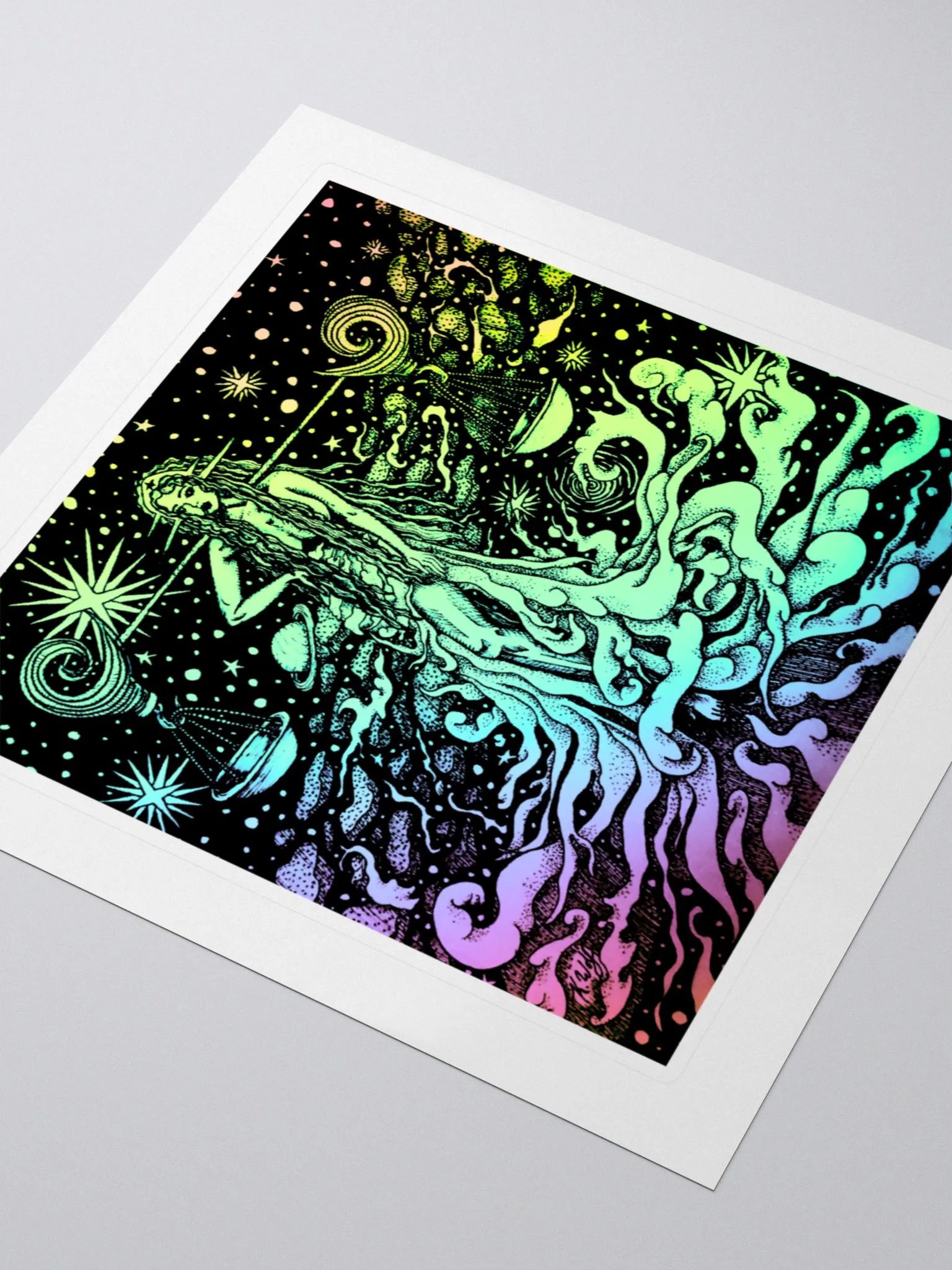 Limited Edition Libra Zodiac Kiss Cut Stickers product image (3)