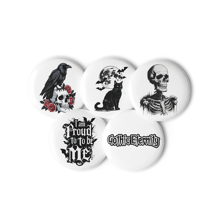 Set White Badges product image (3)
