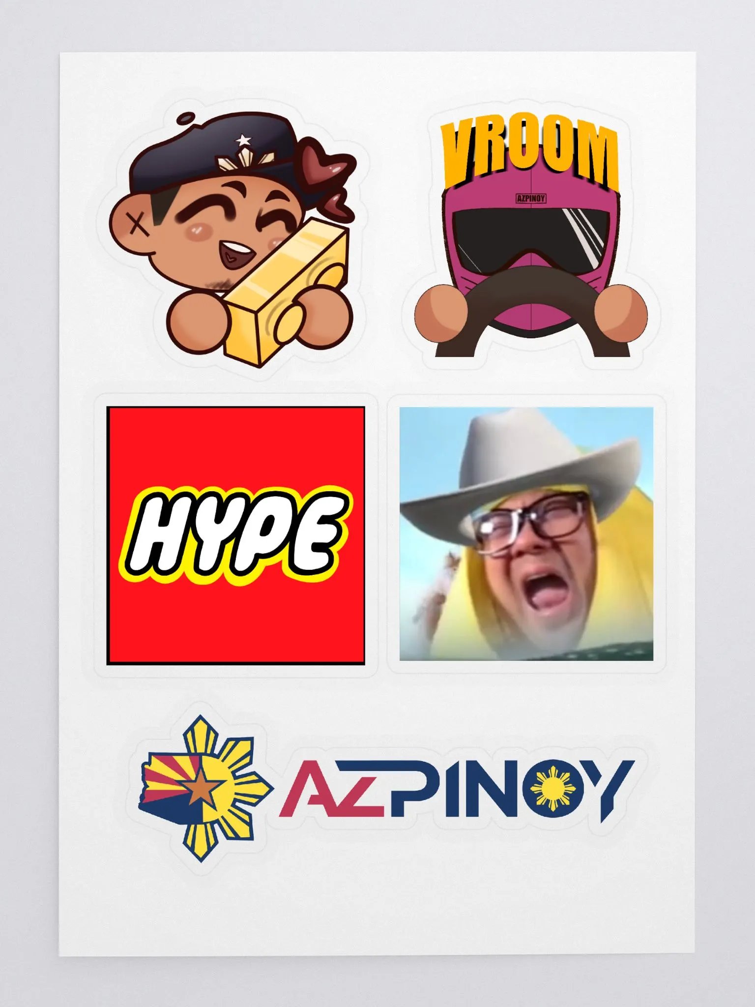 AZpinoy Sticker Sheet product image (3)