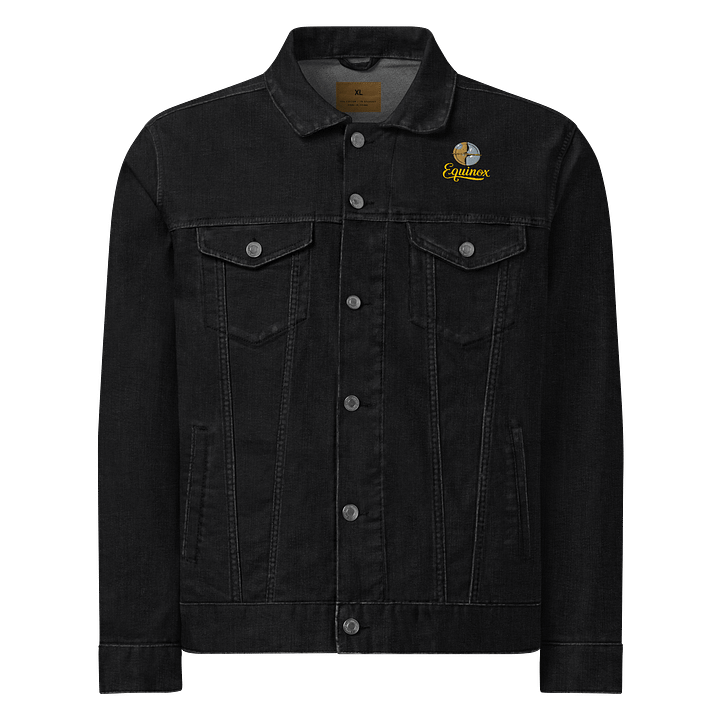 Equinox Unisex Threadfast Denim Jacket - Heavyweight, Timeless Style, Black Denim & More product image (1)