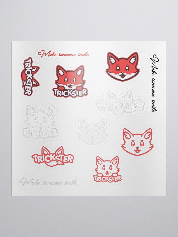 Trickster Logo Sticker Sheet product image (1)