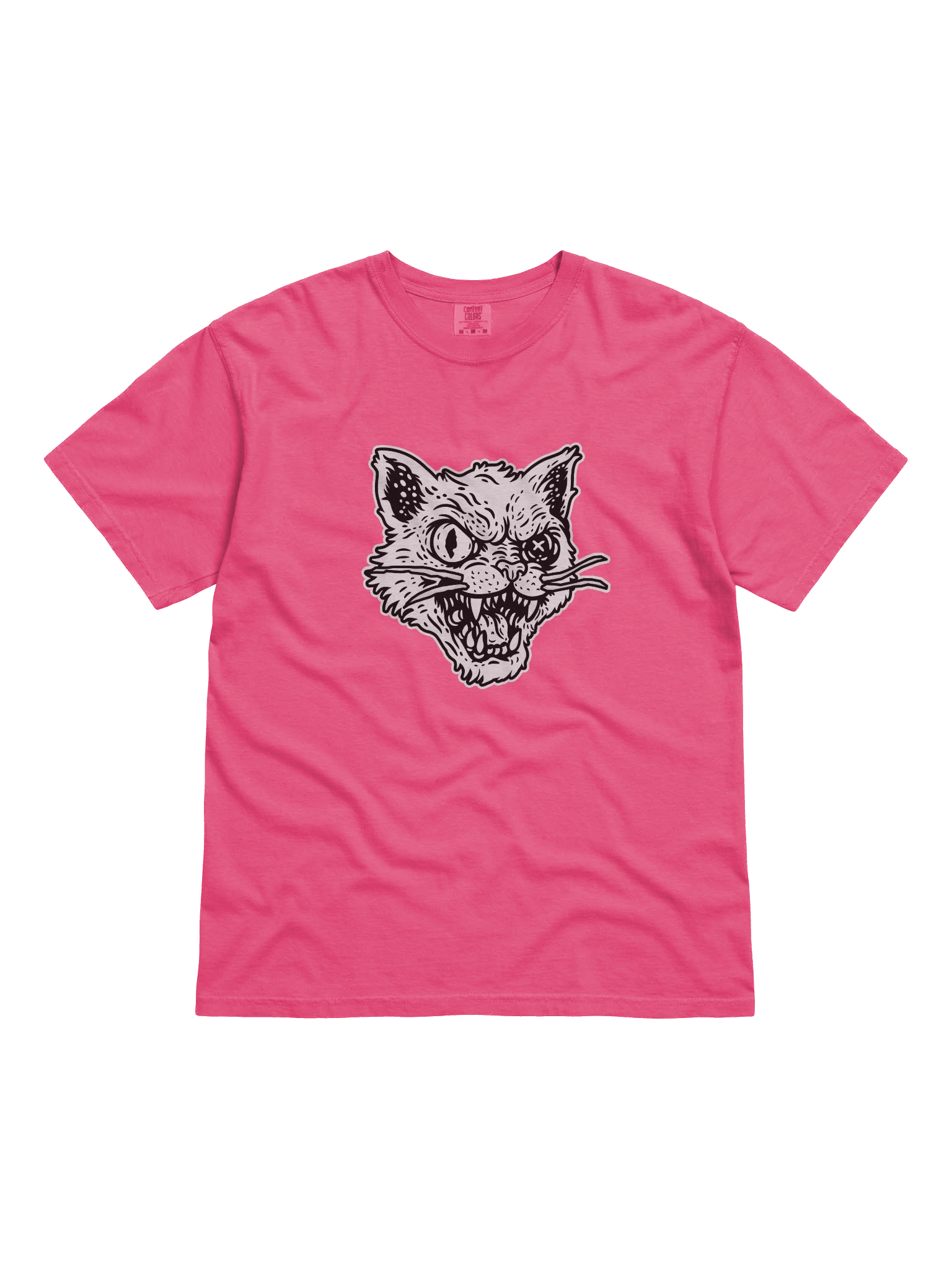 Fear the One-Eyed Cat - B&W Tee product image (3)