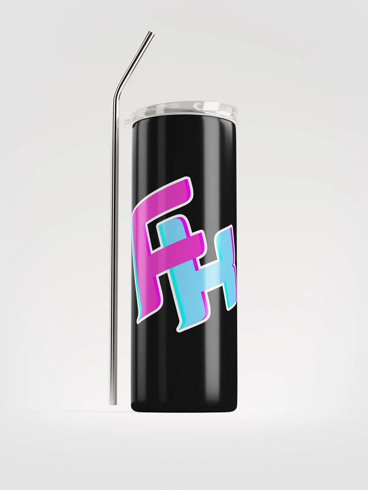 FK Logo Tall Mug With Straw product image (1)