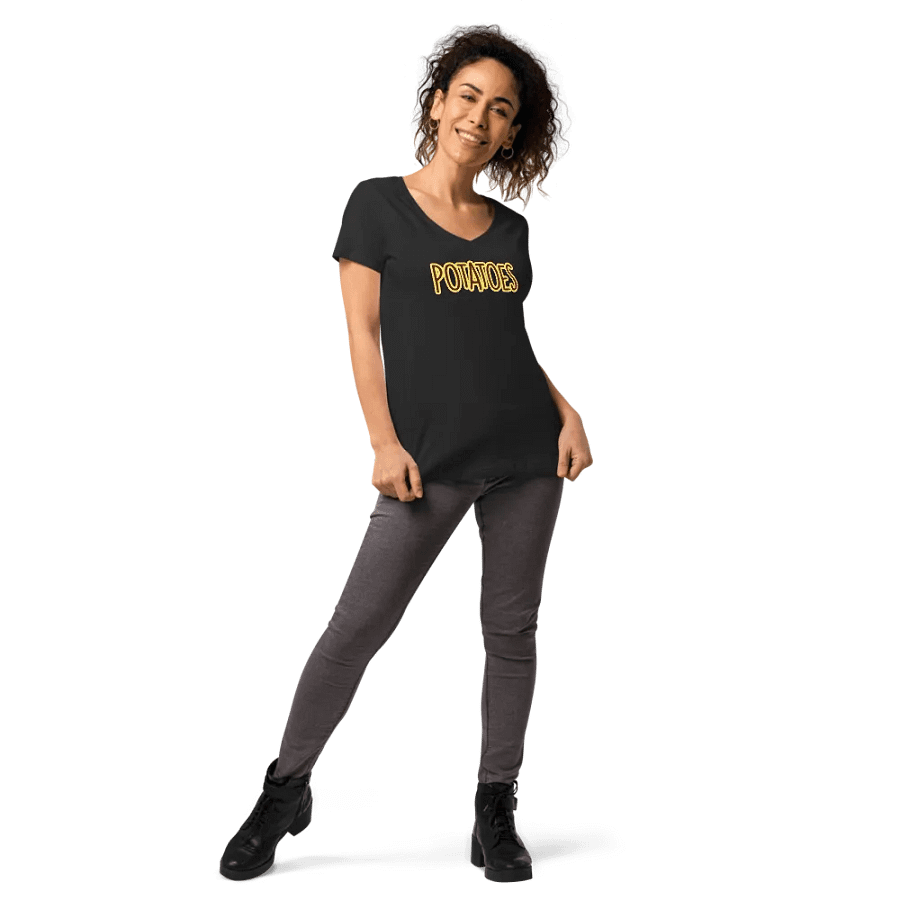 Potatoes Women's V-Neck T-Shirt product image (3)