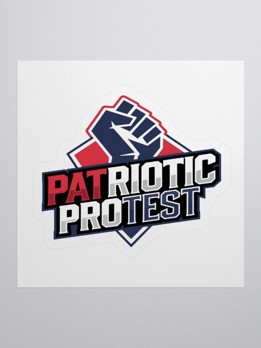 Patriotic Protest Kisscut Sticker - Raised Fist Design, Multiple Sizes Available product image (2)