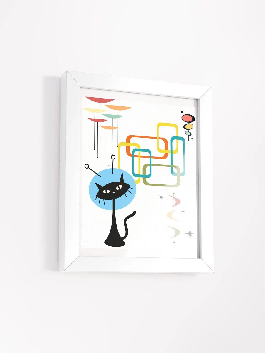 Cosmic Cat Framed Matte Poster product image (18)