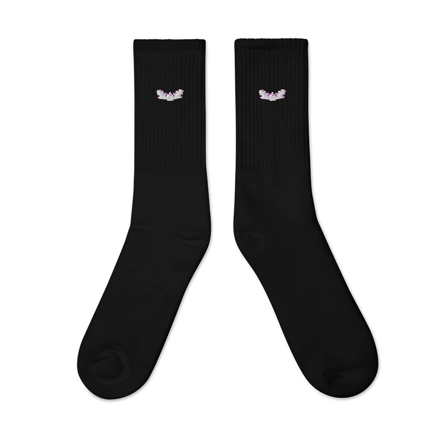 Bamboo SOCCO Embroidered Crew Socks product image (18)