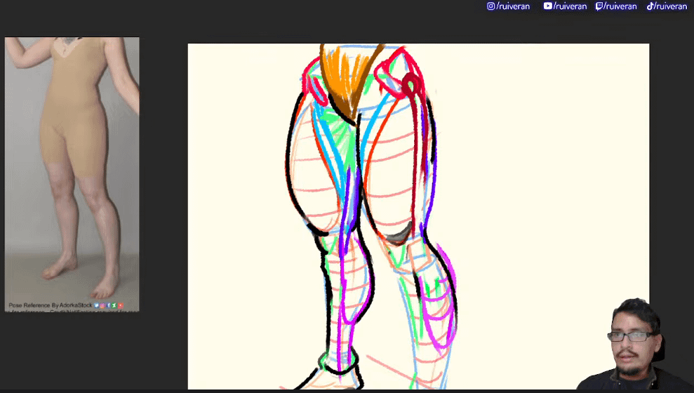 DIBUJA ANATOMÍA EN ACCIÓN ( VIDEOCURSO-40Hrs ) + PDFs + Pinceles 2025 + Rutina de Prácticas product image (6)