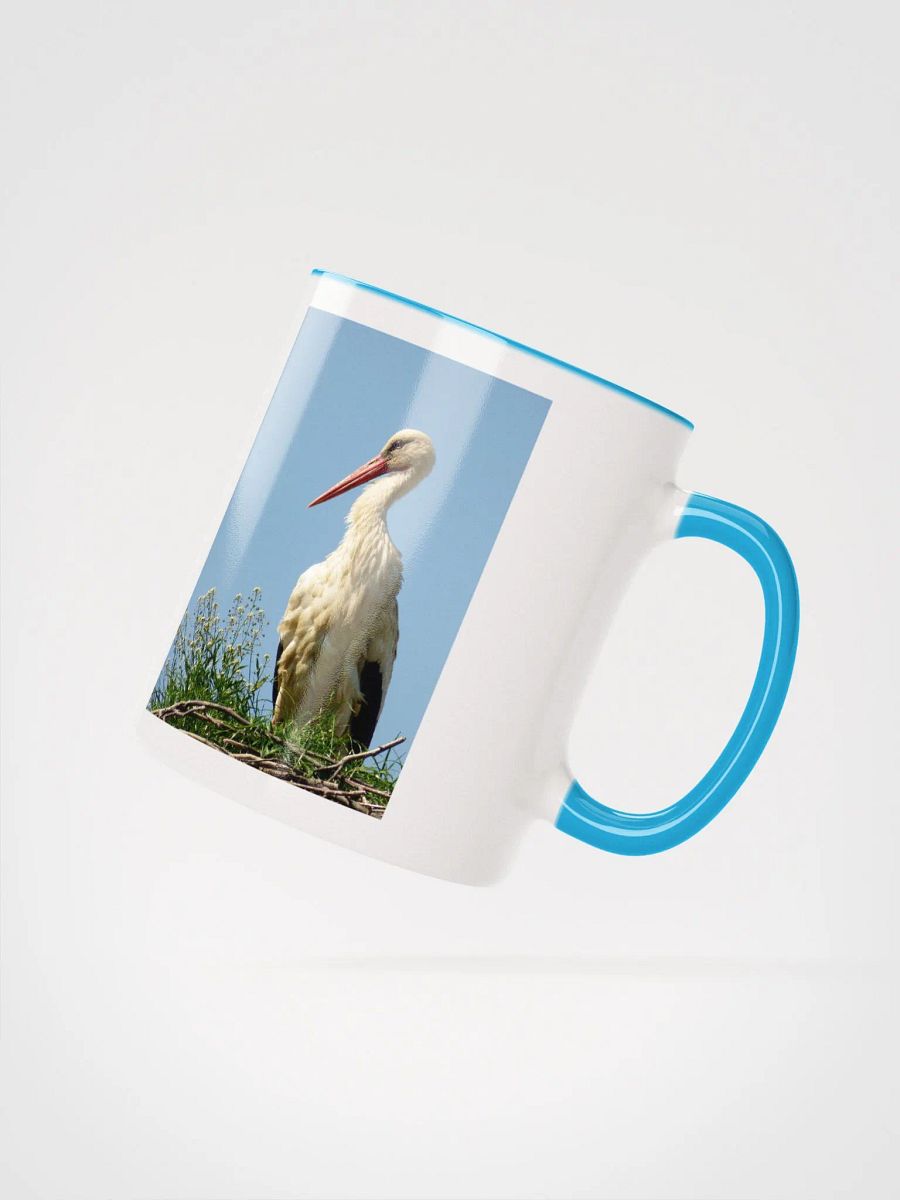 The white stork - Ceramic Mug with Color Inside product image (2)