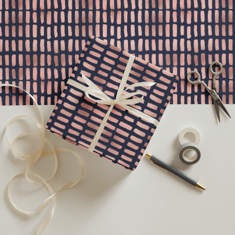 Dark Rose Gold and Black | Wrapping Paper Set product image (3)