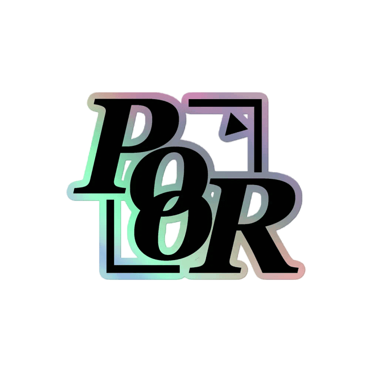 Holographic Poorboy Logo product image (2)