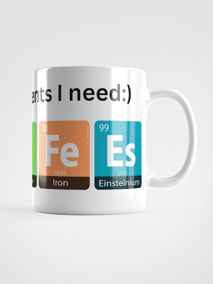 Elemental Coffee" Mug – Periodic Table Inspired Funny Science Gift product image (2)