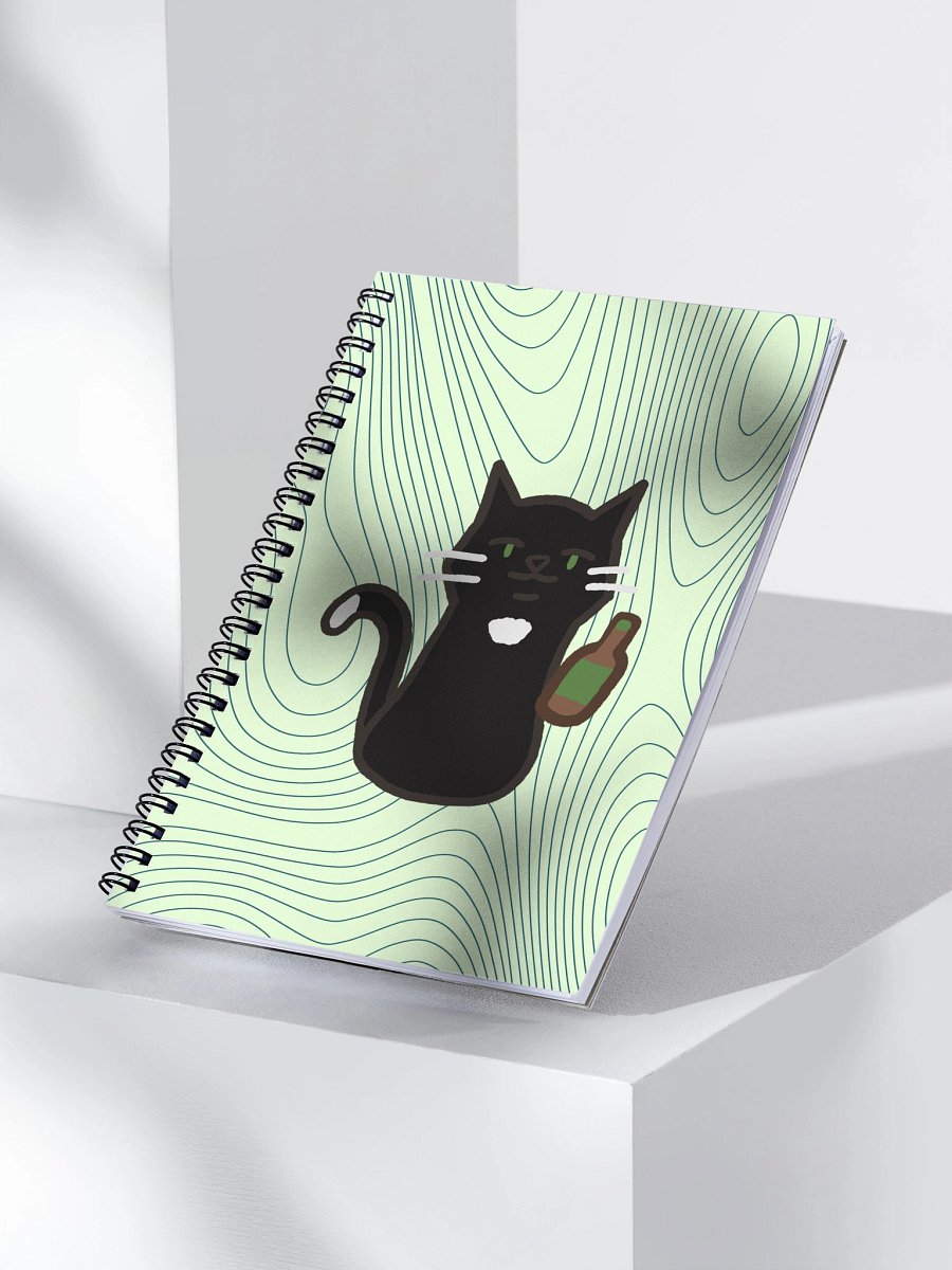 Tipsy Tippy Spiral Notebook product image (3)