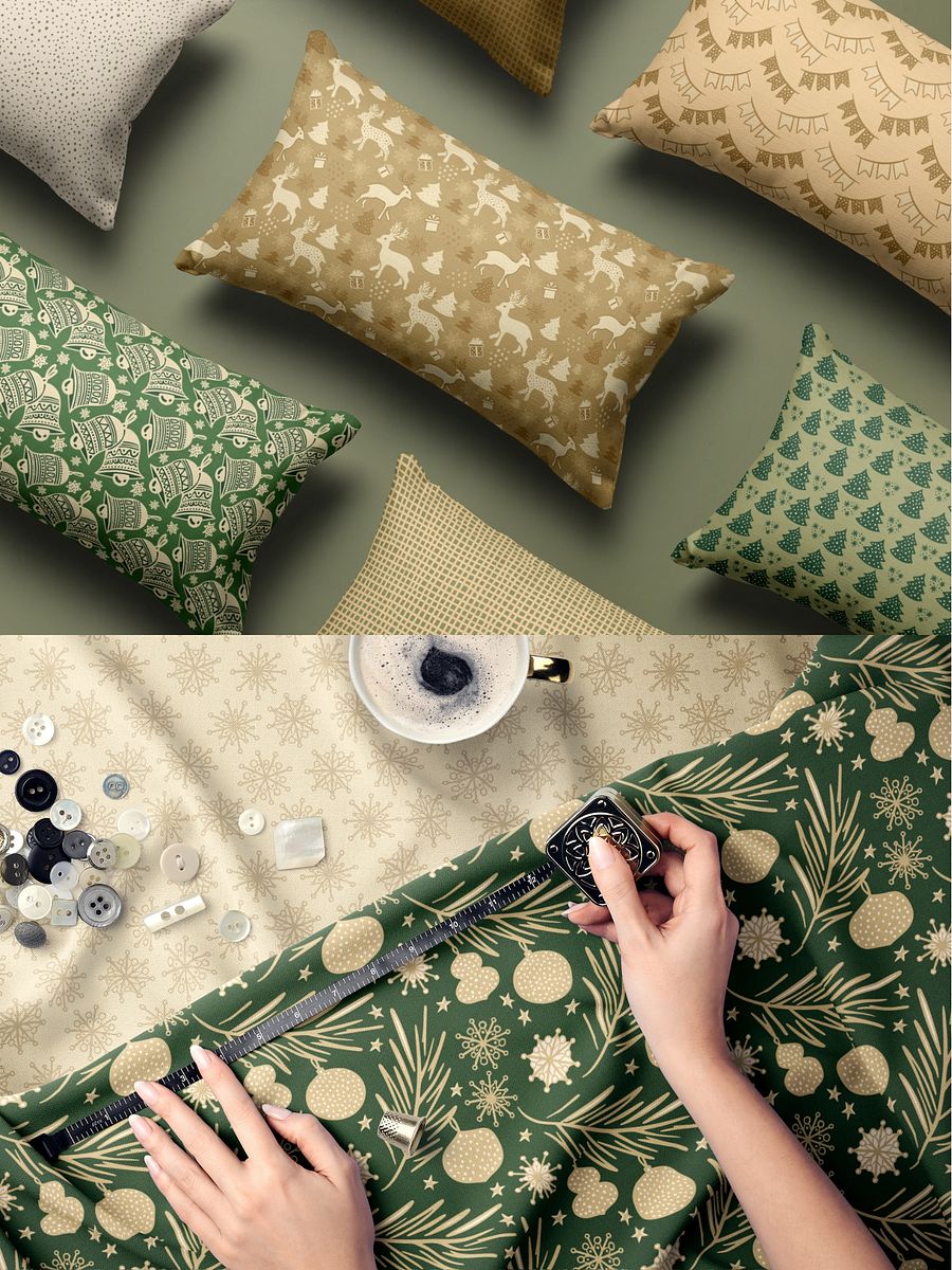 Winter Holidays Patchwork Patterns product image (7)