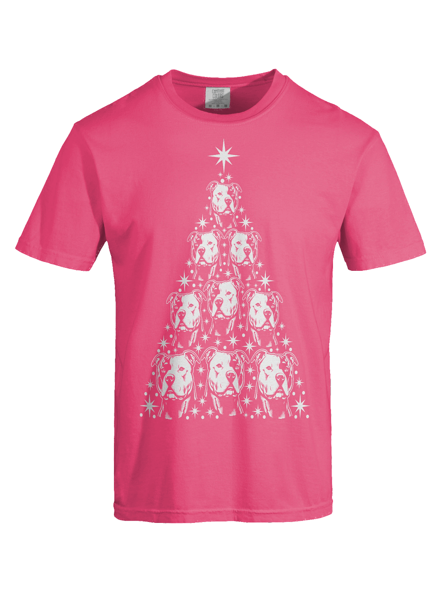 American Staffordshire Terrier(2) Christmas Tree T-Shirt product image (47)