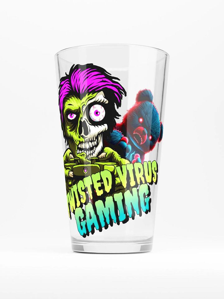Twisted Virus Gaming: Teddy's Terror - shaker pint glass product image (2)