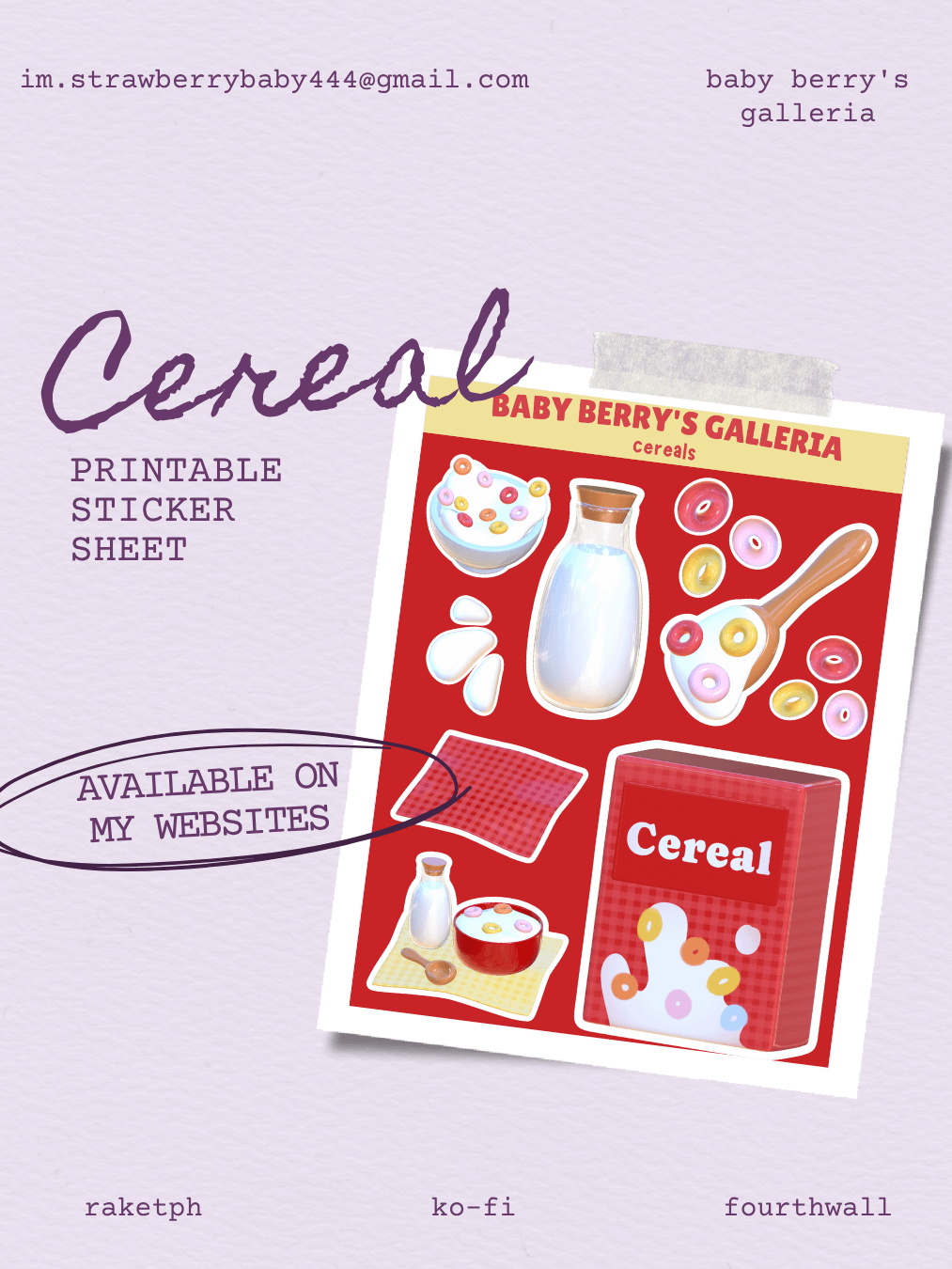 Cozy Cravings Sticker Pack product image (3)