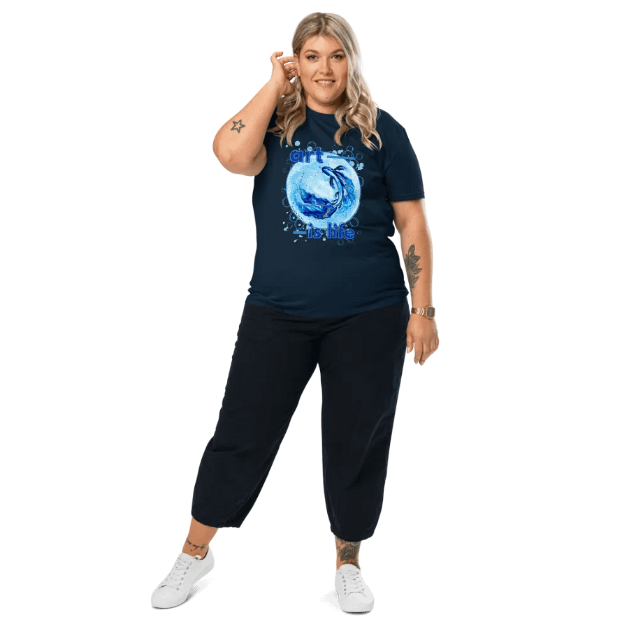 Aquatic Artistry Organic T-Shirt product image (229)