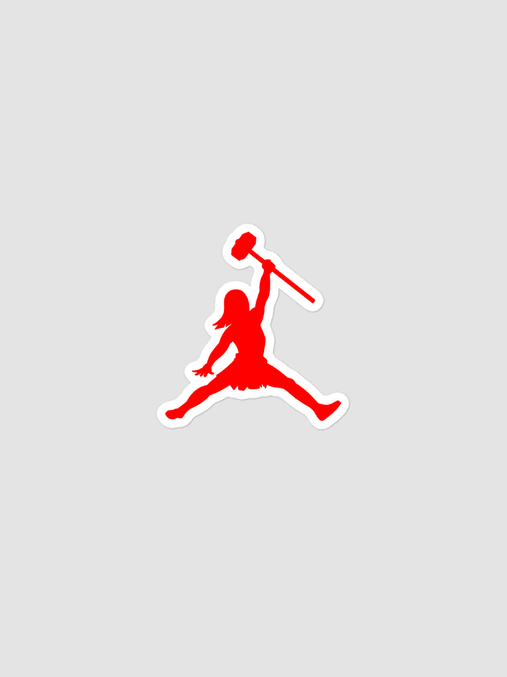 Jumpy Krag Kiss Cut Sticker (Red) product image (1)