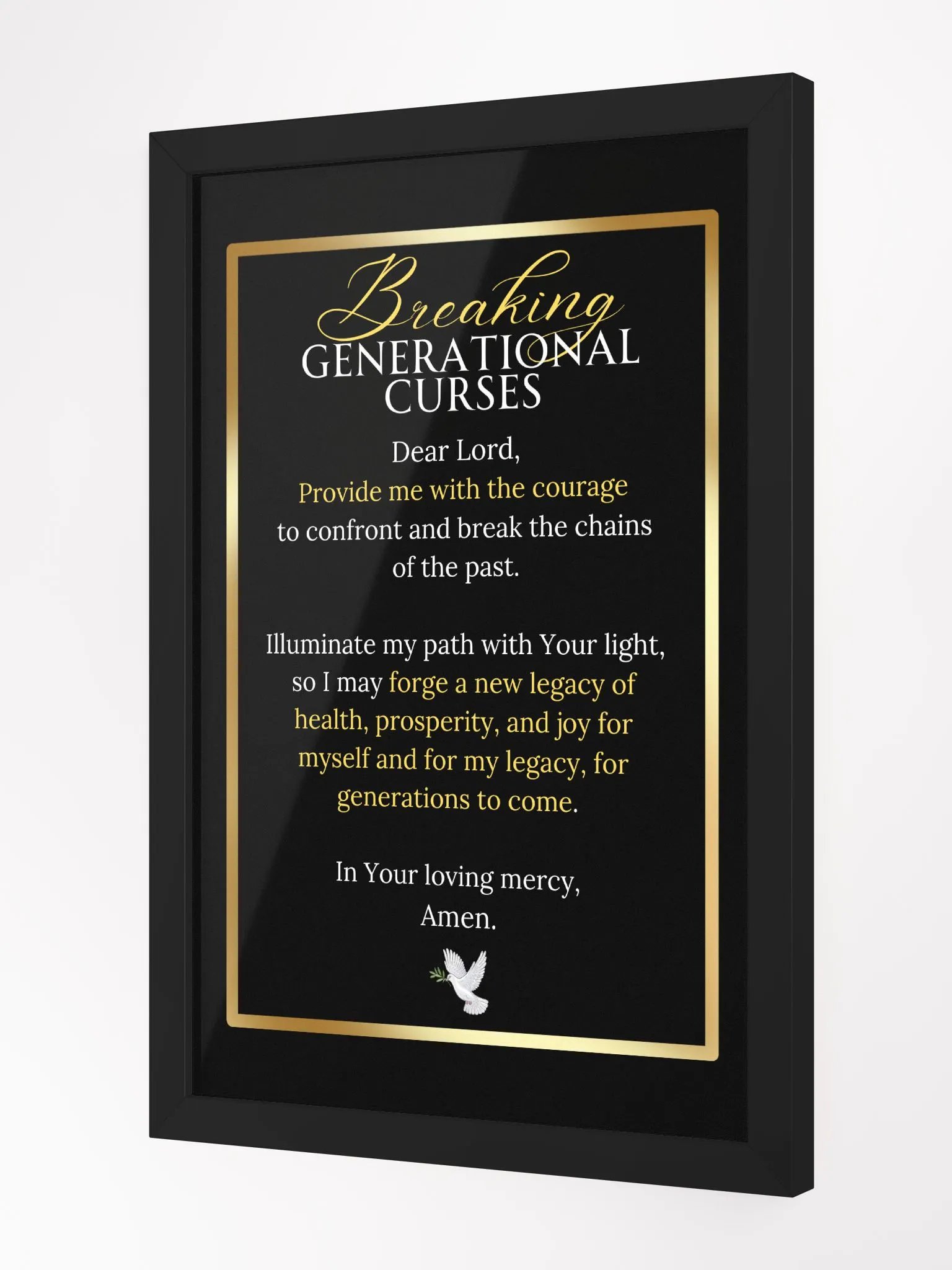 Legacy of Light Prayer Plaque product image (2)