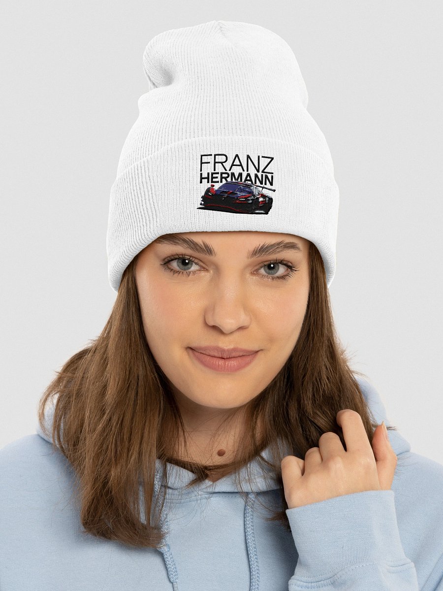 Franz Hermann' Nürburgring GT Car Cuffed Beanie product image (3)