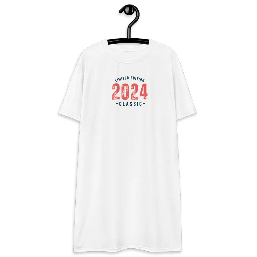 "Limited Edition | 2024 Classic" T-Shirt Dress product image (6)