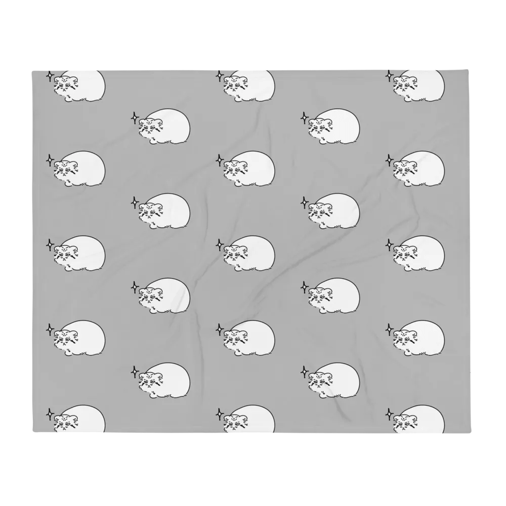 Grumpy Manul - Throw Blanket product image (2)