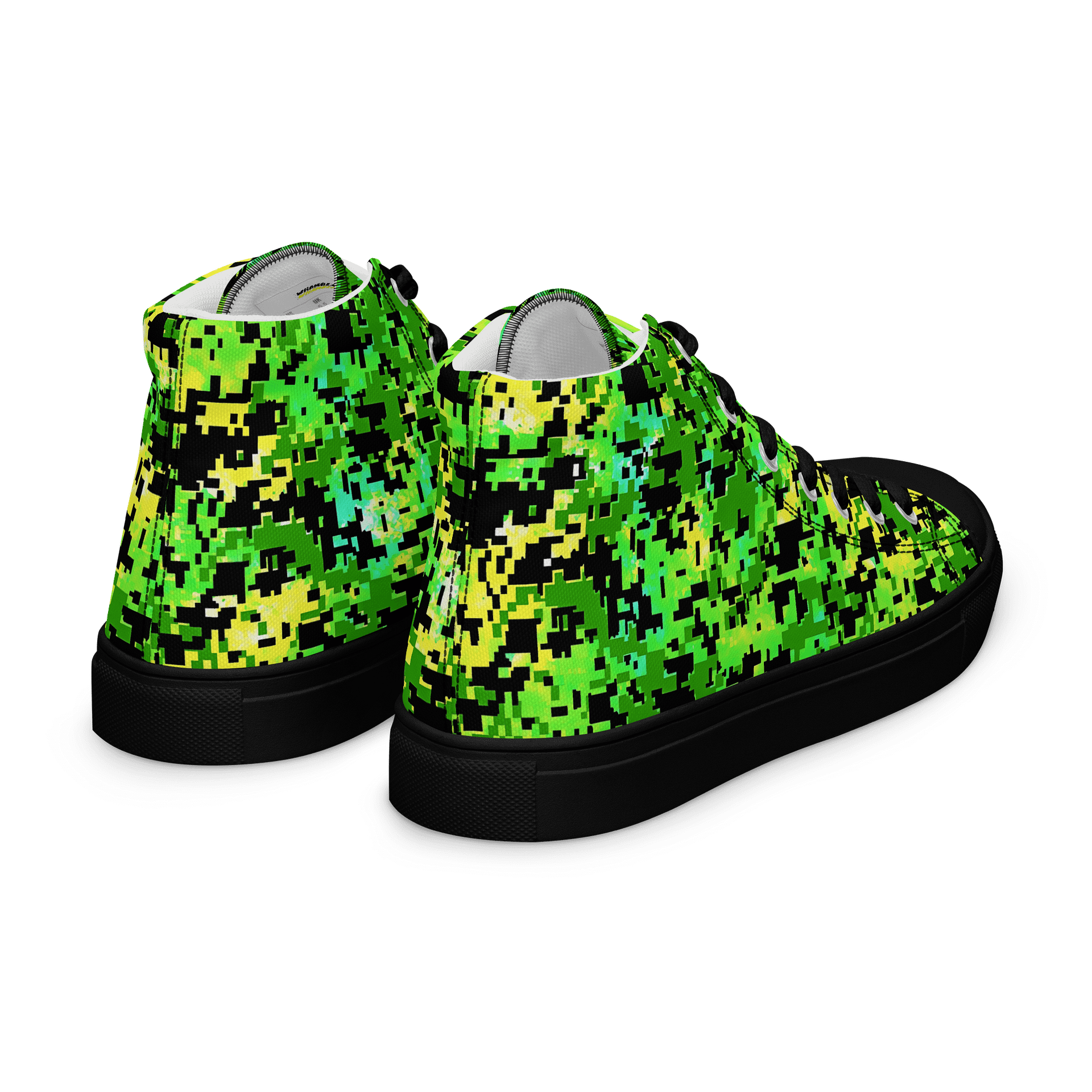 Pixelated Jungle Men's High Tops product image (7)