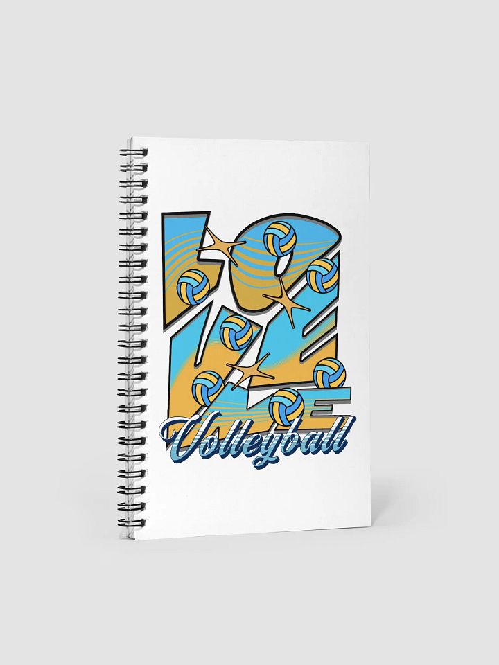 Love Me Volleyball Spiral Notebook product image (2)