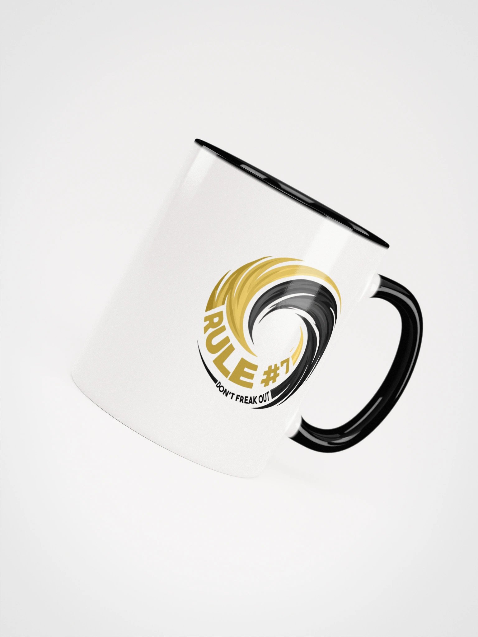 Rule #7 Ceramic Mug Black and Gold product image (51)