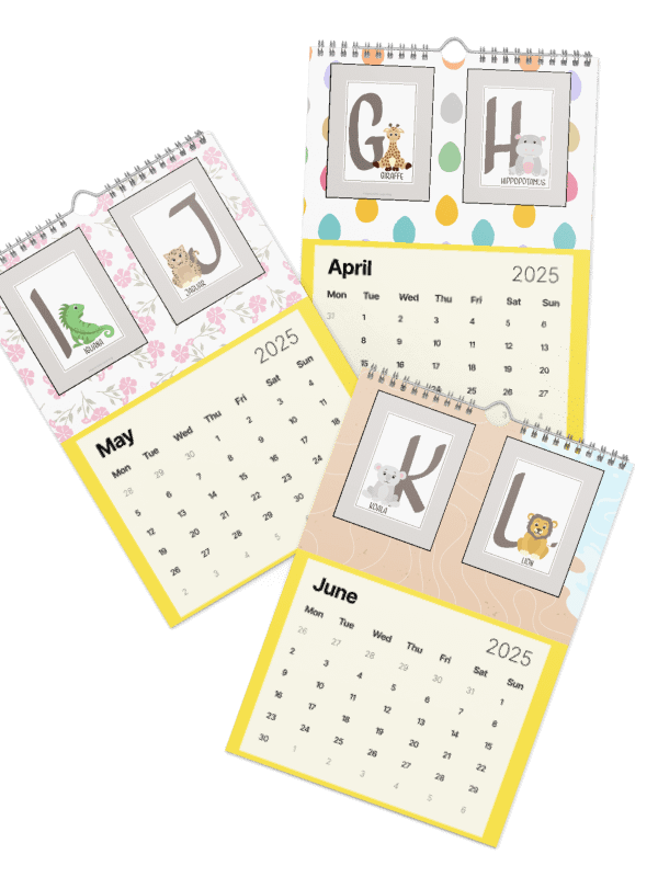 My Alphabet Calendar 🐾 & Animal Friends product image (7)