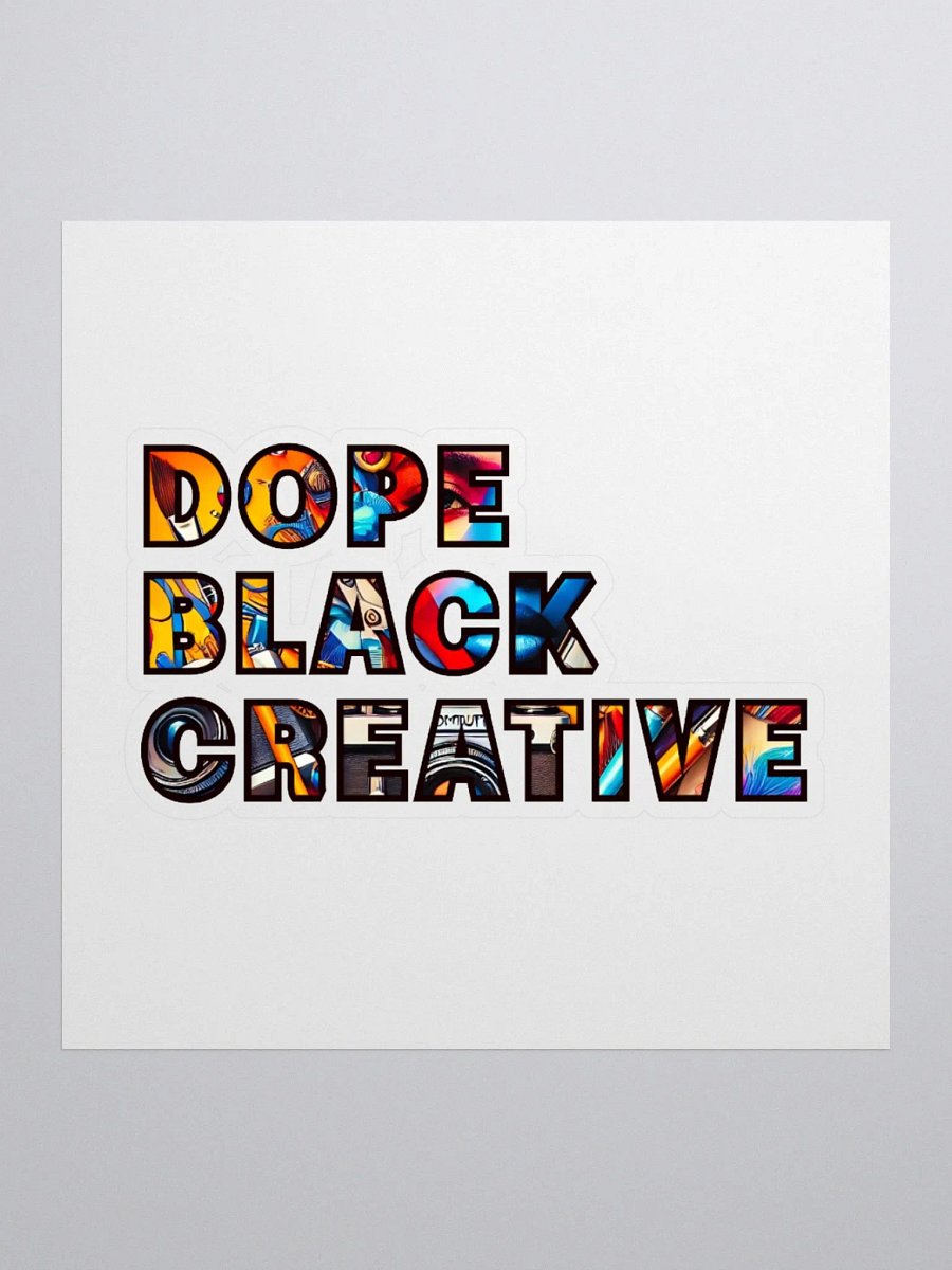 DOPE BLACK CREATIVE Sticker product image (1)