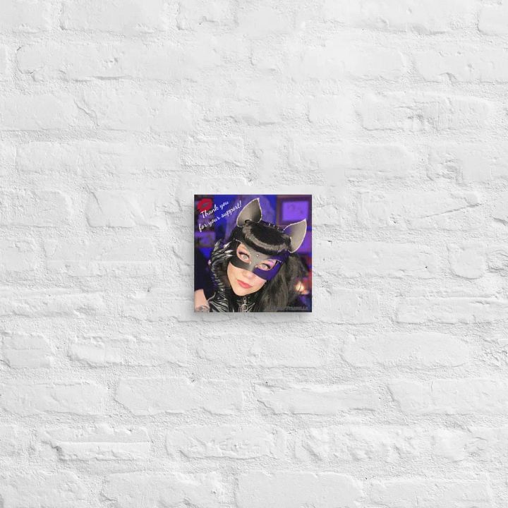 8x8 Catwoman Selina Canvas w/ Thank You message product image (2)