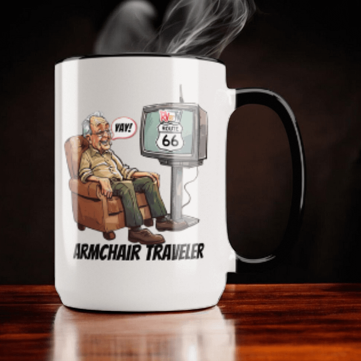 Armchair Traveler Grandpa - Coffee Mug product image (1)