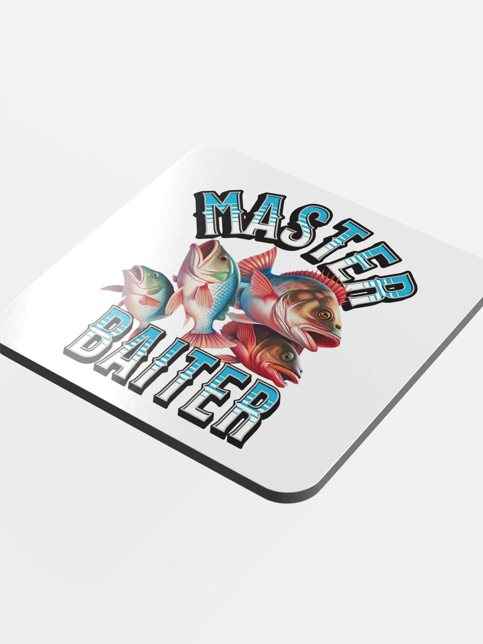 Master Baiter Fishing Glossed Cork Coaster product image (1)