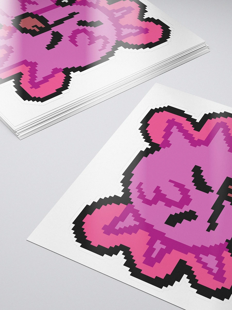 Pitchfork the Plushie | Kiss-Cut Sticker product image (5)