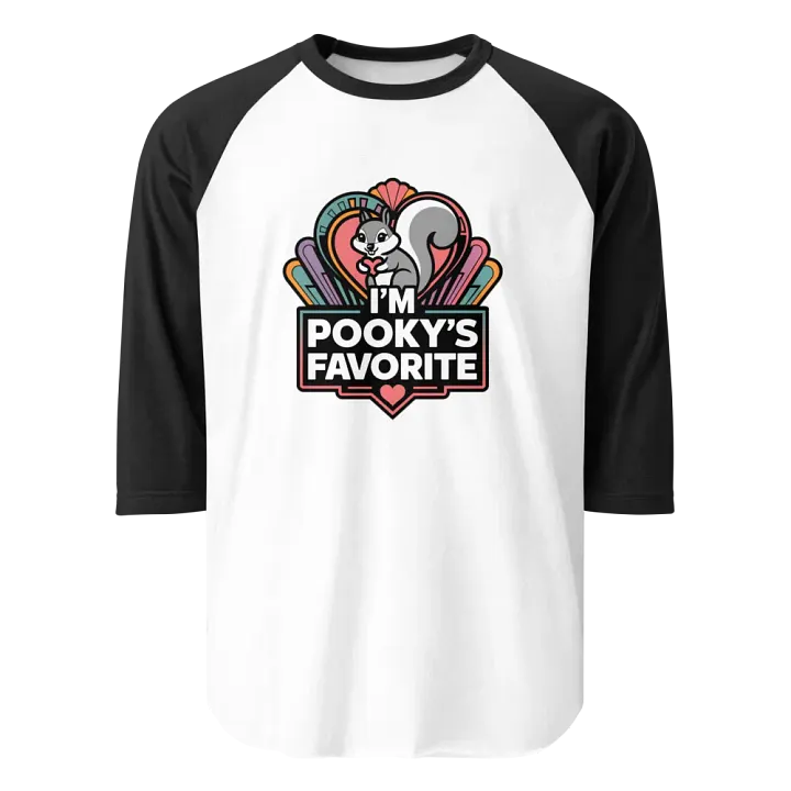 Pooky's Favorite Squirrel Love Raglan Tee product image (1)